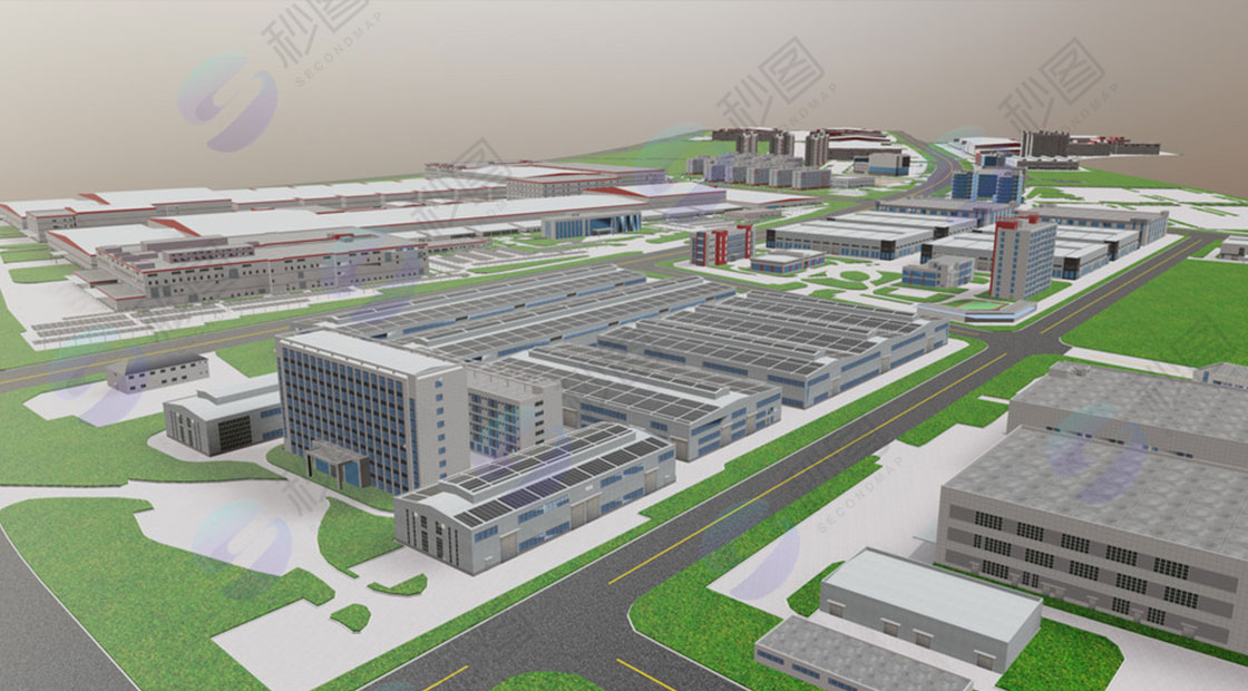Yibin Digital City 3D Simplified Model